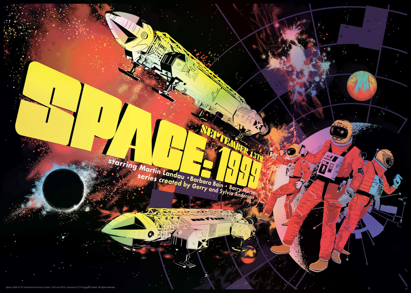 Space: 1999, also a 50 x 70 cm fine art print, in an edition of 175, and it’s on foil.